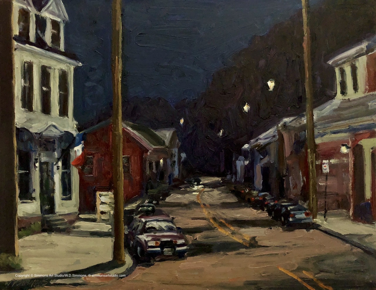 Old Ellicott City at Night